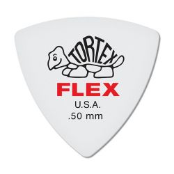 456P.50 Tortex Flex Медиаторы, 6шт, толщина 0,50мм, треугольные, Dunlop