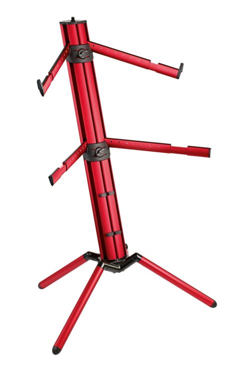 18860-000-36 Spider Pro Стойка-колонна для клавишных, 2 яруса, красная, Konig & Meyer