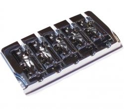 BB405-CR Бридж (струнодержатель) для 5-струнной бас-гитары, хром, Paxphil