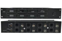 8000C-6D2H Беспроводная конференц-система, 6 настольных и 2 ручных микрофона (2 коробки), LAudio