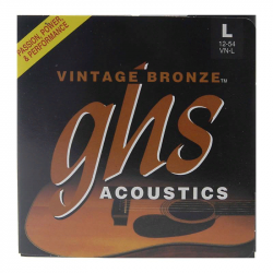 VN-L Vintage Bronze Комплект струн для акустической гитары GHS