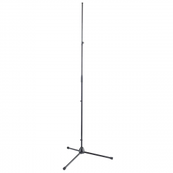 K&M 20150-300-55  микрофонная стойка прямая XL, черная, 1190-3220 мм