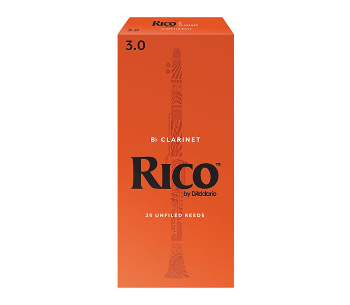 RCA2530 Rico Трости для кларнета Bb, размер 3.0, 25шт, Rico
