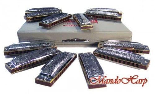 Губная гармоника диатоническая SUZUKI 1072 -S Folkmaster Box Set