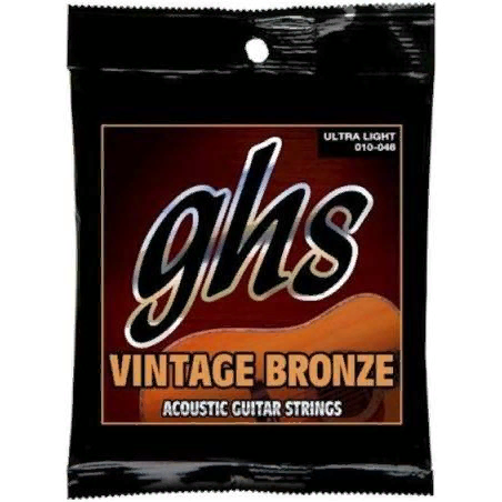 VN-UL Vintage Bronze Комплект струн для акустической гитары GHS
