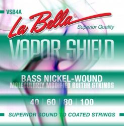 VSB4A Vapor Shield  Комплект струн для бас-гитары, никелированные, 40-100, La Bella