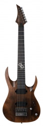 Solar Guitars A1.7D LTD  7-струнная электрогитара, ольха, гриф - клен/ черное дерево, цвет коричневый