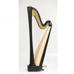 RHC21G004 Арфа, 40 струн, широкая дека, отделка цвет-Эбен, Resonance Harps