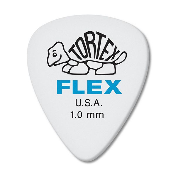 428P1.0 Tortex Flex Медиаторы, 12шт, толщина 1,00мм, Dunlop