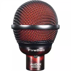 Audix FireBall  Инструментальный динамический микрофон в корпусе оригинального дизайна, кардиоида