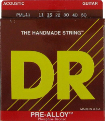 PML-11 PRE-ALLOY Комплект струн для акустической гитары, 11-50, DR