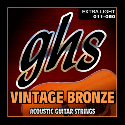 VN-XL Vintage Bronze Комплект струн для акустической гитары GHS