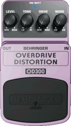 Behringer OD300 педаль 2-режимный овердрайв/дисторшн