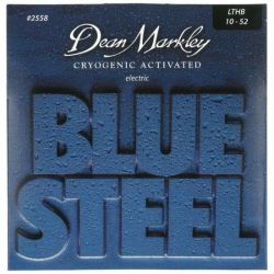 DM2558 Blue Steel Комплект струн для электрогитары, никелированные, 10-52, Dean Markley