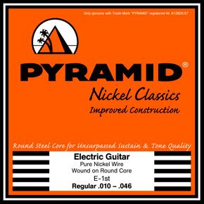 452100 Nickel Classics Комплект струн для электрогитары, никель, 11-50, Pyramid