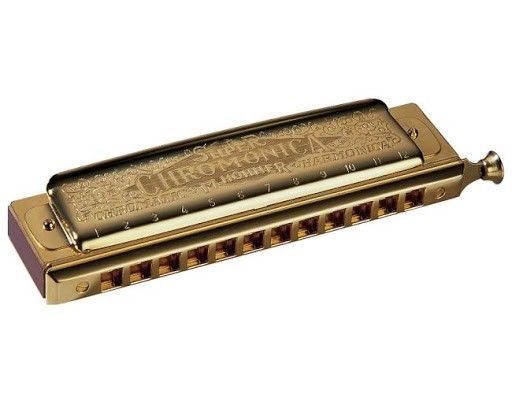 Губная гармоника хроматическая HOHNER Super Chromonica Gold C (M27099)
