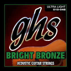 BB10U Bright Bronze Комплект струн для  акустической гитары GHS