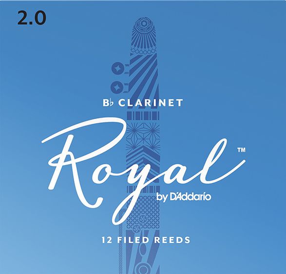 RCB1220 Rico Royal Трости для кларнета Вb, размер 2.0, 12шт, Rico