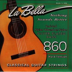 860 Комплект струн для классической гитары La Bella