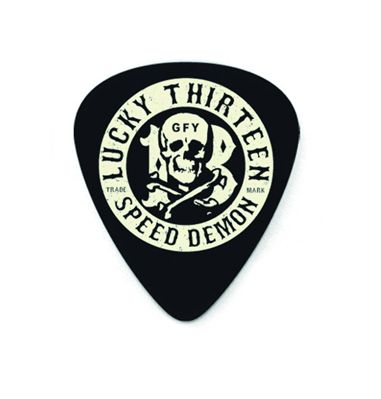L15R1.00 Lucky 13 Speed Demon Медиаторы 36 шт., толщина 1,0мм, Dunlop