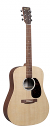 Martin D-X2E-02 MAHOGANY  электроакустическая гитара, дредноут, Fishman MX, цвет натуральный, чехол
