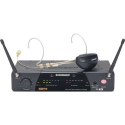 SAMSON Airline 77 DE10x/AH7 радиомикрофонная вокальная система с головным конденсаторным микрофоном DE10, канал Е4, Samson