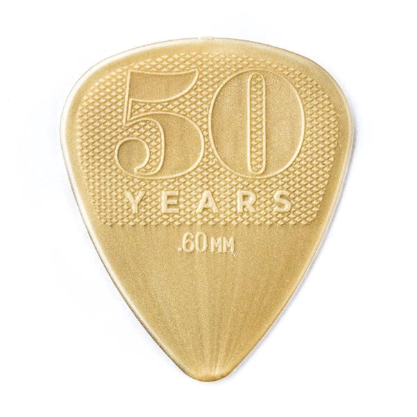 Dunlop 442P060 50th Anniversary 12Pack  медиаторы, нейлон, толщина 0.6 мм, 12 шт.