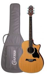 Гитара электроакустическая шестиструнная CRAFTER LITE-TE CD N  Чехол