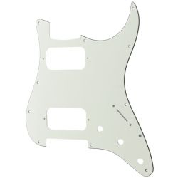 MX2248AW Защитная накладка электрогитары Fender Stratocaster HH, 3 слоя, белая, Musiclily