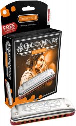 Губная гармоника диатоническая HOHNER Golden Melody 542/20 Bb (Доступ на 30 дней к бесплатным урокам)