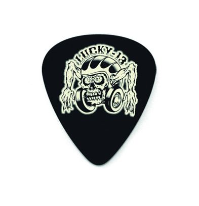 L16R.60 Lucky 13 Helmet Skull Медиаторы 36 шт., толщина 0,60мм, Dunlop