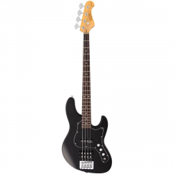 FGN J-Standard Mighty Jazz JMJ-AL-G BK  бас-гитара, корпус ольха, накладка палисандр, цвет - черный