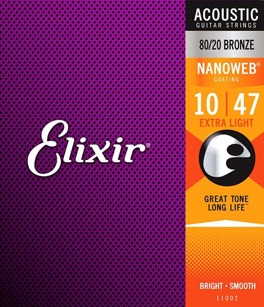 11002 NANOWEB  Extra Light, 80/20, 10-47, Elixir