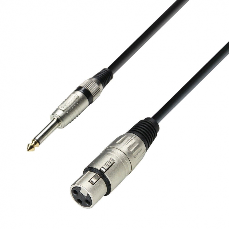 Adam Hall K3 MFP 0300  микрофонный кабель XLR(F)-6,3 Jack mono, 3м