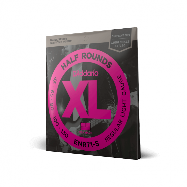 Струны для бас-гитары D'ADDARIO ENR71 5