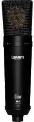 WARM AUDIO WA-87 BLK - студийный конденсаторный микрофон в духе U87, три направленности, аттенюатор и фильтр НЧ, в комплекте паук и деревянный кейс