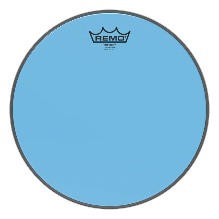 REMO BE-0312-CT-BU Emperor® Colortone™ Blue Drumhead, 12'