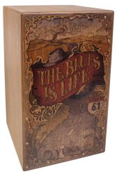 YUKA CAJ-SMOKE Blues WI-FI Кахон со струнами, цвет серый, берёза