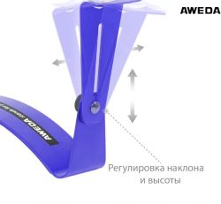 Упор для гитары на колено AWEDA GR-10 BL