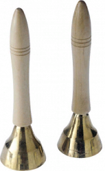 STAGG BES-H - Пара маленьких колокольчиков с ручкой,диаметр 37 мм,длина 132 мм.