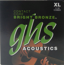 CCBB20  Contact Core Bright Bronze Комплект струн для  акустической гитары GHS