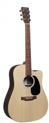 Martin DC-X2E-03 ROSEWOOD  электроакустическая гитара, дредноут, Fishman MX, цвет натуральный, чехол