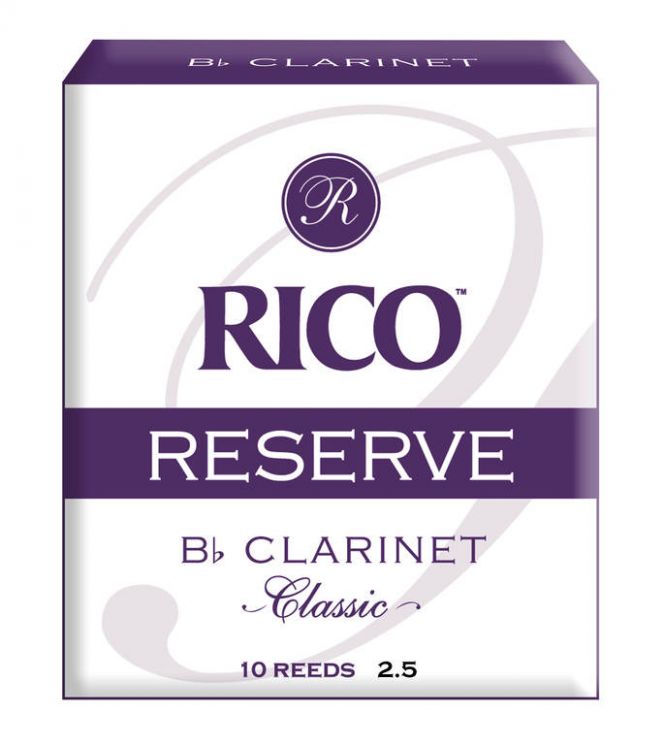 RCT1025 Rico Reserve Classic Трости для кларнета Bb, размер 2.5, 10шт, Rico