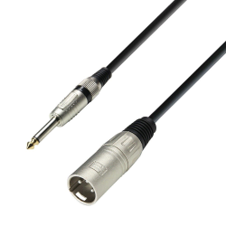 Adam Hall K3 MMP 0300  микрофонный кабель XLR(M)-6,3 Jack mono, 3м