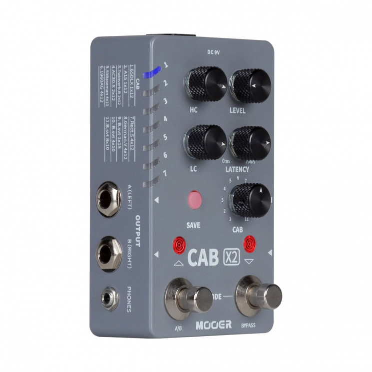 Mooer Cab X2  Педаль эффектов эмулятор кабинетов