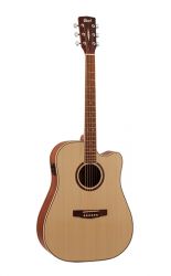 AD890CF-NT Standard Series Электро-акустическая гитара, с вырезом, натуральный, Cort