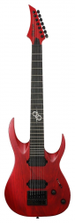 Solar Guitars A1.7TBR  7-струнная элеуктрогитара, HH, Evertune, цвет красный
