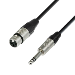 Adam Hall K4 BFV 0060  микрофонный кабель XLR(F)-6,3 Jack stereo, REAN, 0,6м