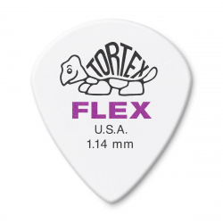 Dunlop 468P114 Tortex Flex Jazz III 12Pack  медиаторы, толщина 1.14 мм, 12 шт.