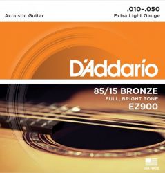Струны для акустической гитары D'ADDARIO EZ900